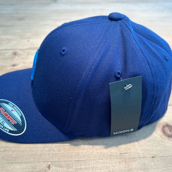 Nixon baseball hat, Flexfit size L/XL, navy blue - Picture 5 of 8